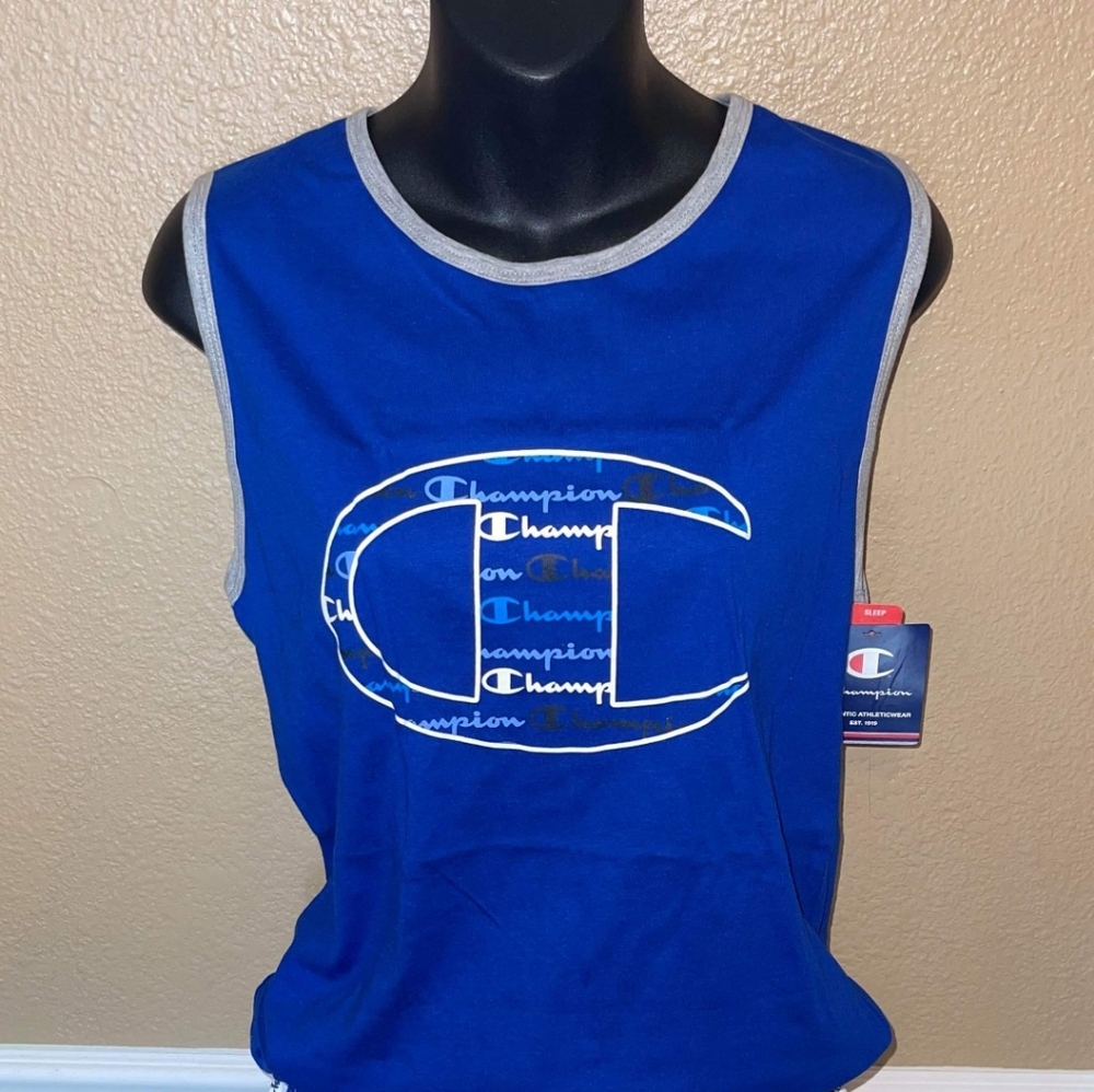 Champion Sleeveless Logo Graphic Tank